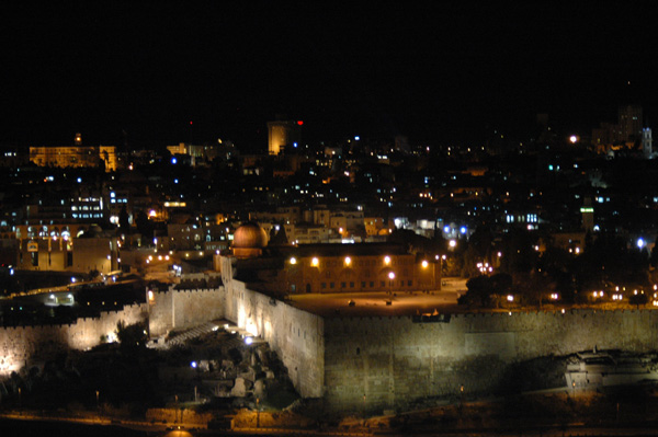 Jerusalem bei Nacht